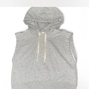EUC! Aerie Gray Sleeveless Hoodie